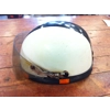 Vintage Motorcycle Helmet with Tinted Flip Visor circa 1964