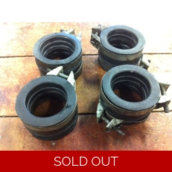 1977-78 Honda CB550K Four Carburetor to Engine Intake Insulators - Set of 4 16211-404-000