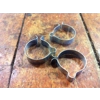 Vintage Chrome Cable Guide Clips - Set of 3 - NOS
