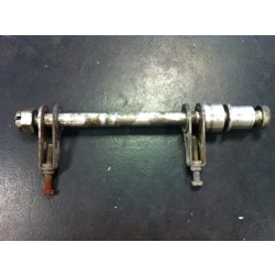 1982-83 Kawasaki KZ550H GPZ Rear Axle with Tensioners 41068-1086 33040-1020 92027-1263