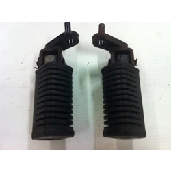 1982-83 Kawasaki KZ550H GPZ Driver Foot Pegs and Brackets 34003-1122 34003-1123 34028-1136
