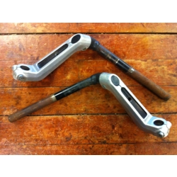 1982 Yamaha XV920 Virago Handlebars - Pair 10M-26112-00 10L-26122-00 10L-26121-00