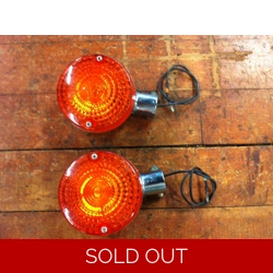 1975-83 Honda CB400 CB650 CB750 CB900 GL1000 Rear Signal Lights- Pair #1 33600-377-671 33650-377-671