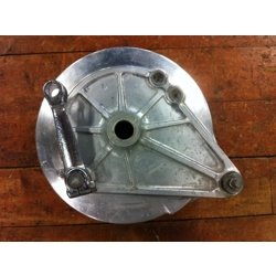1979-82 Honda CB650 Brake Drum Plate with Shoes Silver 43100-425-000 43410-MR5-000
