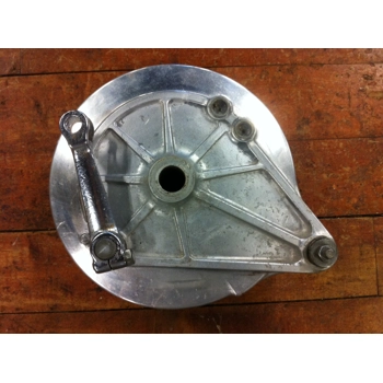 1979-82 Honda CB650 Brake Drum Plate with Shoes Silver 43100-425-000 43410-MR5-000