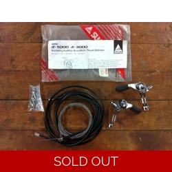 Suntour SL-3000 AccuShift 6 Speed Thumb Shifter Set - NOS