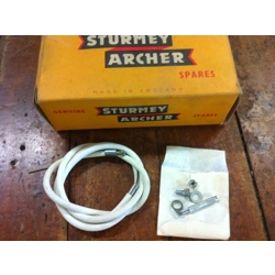 Sturmey Archer HSJ.110 Stick Shift Cable and Housing White 36
