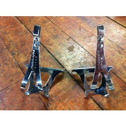 Christophe Special 70mm Chrome Toe Clips Pair - NOS