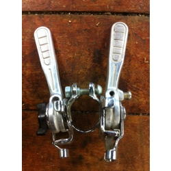 Shimano LB-500 Positron I Dual Cable Stem Shifters without Cables - NOS