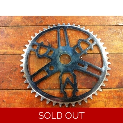 CCM Flat Chrome Chainring 48 Tooth & 50 Tooth - NOS