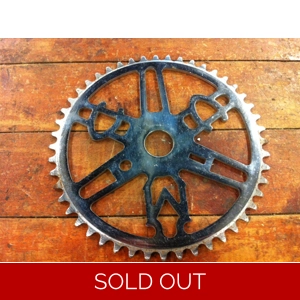 CCM Flat Chrome Chainring 48 Tooth & 50 Tooth - NOS