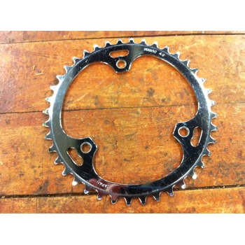 Sugino Dynamic 106mm BCD 3 Bolt Chrome Chainring 40T - NOS