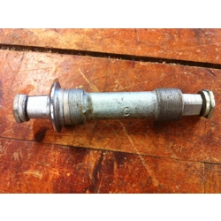 CCM Triplex 115mm Bottom Bracket Spindle - Early Version with Nuts - NOS