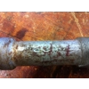 CCM Triplex 115mm Bottom Bracket Spindle - Early Version with Nuts - NOS