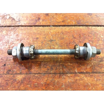 5/16in x 4 7/8in Complete Vintage Front Hub Axle Set - NOS