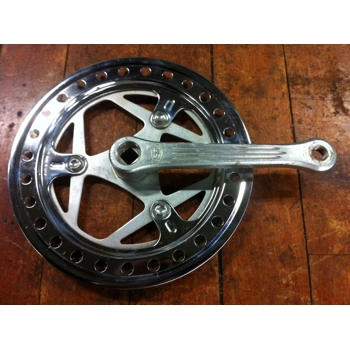 SR Single Right Aluminum Crank 165mm 50 Tooth - NOS