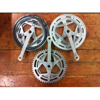 SR Double Right Oversize Taper Crank 165mm 40/52 Tooth - NOS