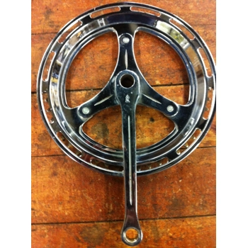 Raleigh Single Cottered Right Crank 165mm 48T with Guard