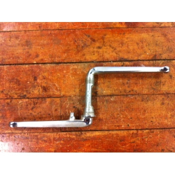 CCM 165mm 1 Piece Vintage Chrome Crank - NOS