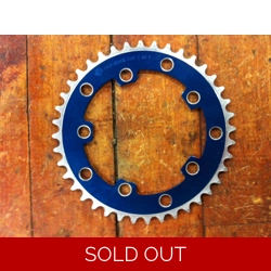 Tuf-Neck BMX 110/130mm BCD 5 Bolt Chainring 40T Blue