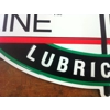 Finish Line Lubrication Stamped Metal Dealer Sign