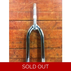 Aprebic Chrome 20in BMX Fork with Integrated Peg Mounts - NOS