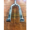Aprebic Chrome 20in BMX Fork with Integrated Peg Mounts - NOS