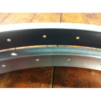 Alesa Model 525 26x1.75 ISO 559 Concave Rim 36 Hole Black or Silver - NOS