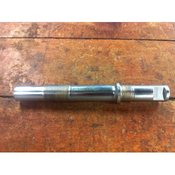 Sugino DF Chrome Threaded Bottom Bracket Spindle - NOS
