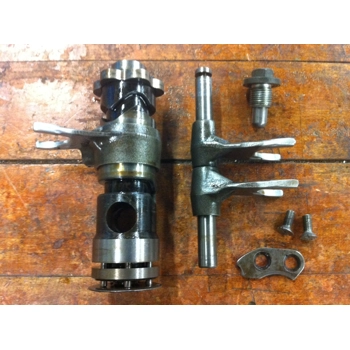 1974-78 Kawasaki KZ400 Shift Drum & Forks Set 13239-014 13140-068 13140-066 13140-067