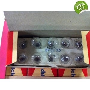 Rafa Licht E10 Bulbs 6V .5A Case pack of 50