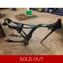 1983-84 Honda XL80S Complete Frame with Swingarm 50100-195-730ZA 52000-195-670ZC