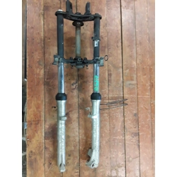 1983 Honda XL80S XR80 Front Fork Assembly 53200-KA8-710 51500-195-731 51400-195-731