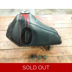 1983 Honda XL80S Fuel Tank with Cap, Petcock, Mounting Rubbers