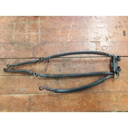 1985-87 Kawasaki ZX600A ZX600B Ninja Front Brake Hoses and Joint 43059-1297 43061-1004
