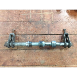 1985-86 Kawasaki ZX600A Ninja Rear Axle with Spacers and