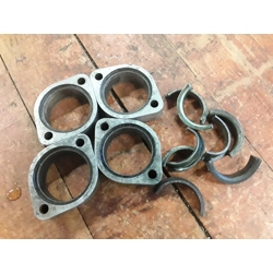 1985-97 Kawasaki ZL600 ZR550 ZX600 Exhaust Collar Set 92027-1365 18069-1025