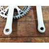 Gipiemme Crono Sprint White Laser Double Crankset 170mm 42/52 Tooth