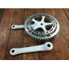 Gipiemme Crono Sprint White Laser Double Crankset 170mm 42/52 Tooth