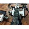 Gipiemme Crono Sprint White Laser Pedals with Toe Clips