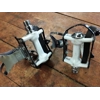 Gipiemme Crono Sprint White Laser Pedals with Toe Clips