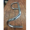 Track Bend 380mm Chrome Steel Road Handlebar