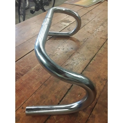 Track Bend 380mm Chrome Steel Road Handlebar