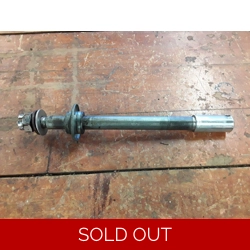 1971-83 Yamaha SR TX XJ XS Front Axle with Collar and Dust Cover 341-25118-00 90387-17433