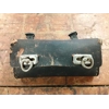 Vintage Leather Saddle Tool Bag with Tools