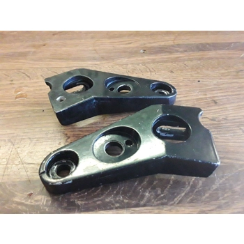 1983-84 Honda VT500FT Ascot Headlight Brackets 61313-MF8-000 61312-MF8-000