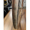 28in Antique Wooden Tubular Front Wheel