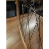 28in Antique Wooden Tubular Front Wheel