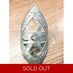 CCM Bicycle Head Badge Pre-war #2