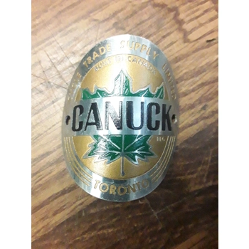 Canuck Bicycle Head Badge